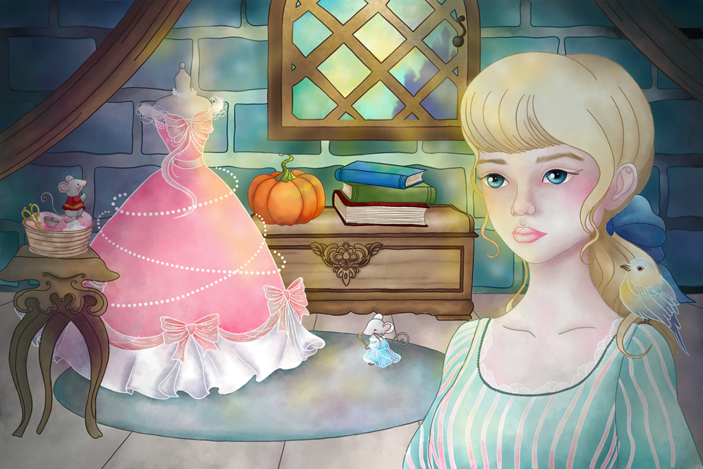 Illustration : La chambre de Cendrillon