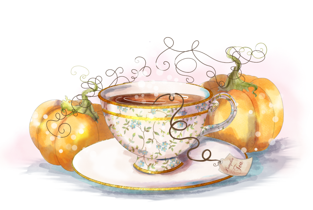 Illustration d'un thé